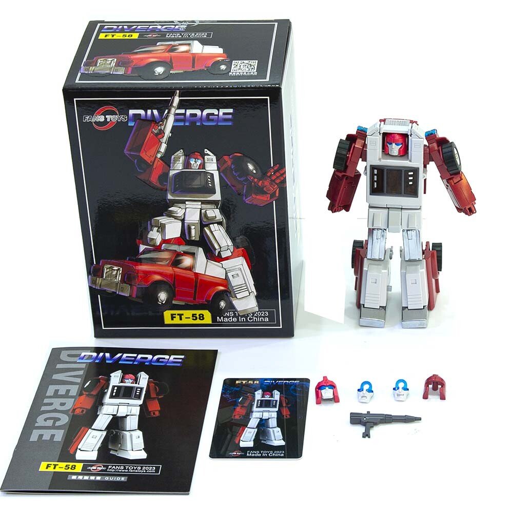 FansToys FT-58 FT58 Diverge Swerve FT Warrior G1 Action Figure toy in stock