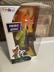 DISNEY ZOOTOPIA NICK FIGURE TOYSRUS EXCLUSIVE FLOCKED