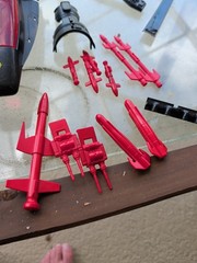 Vintage G.I. Joe Cobra MAMBA Helicopter Hasbro 1987 Near COMPLETE Parts Lot
