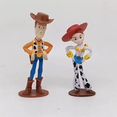 TOY STORY 5 Figure Play Set DISNEY Pixar PVC Lilypad JESSIE Woody BULLSEYE Forky