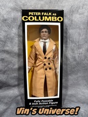 Custom 8″ Mego Peter Falk as LT Frank Columbo Action Figure Boxed