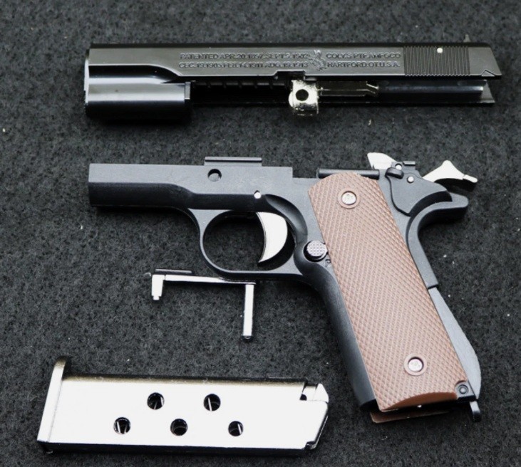 1:2 scale Metal Army Gen 2 Colt 1911 Shell Eject Toy Mini Guns Black hybrid sexy