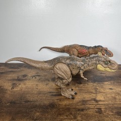 Jurassic Park World Toys Lot x6 Trex x3 – Carnotaurus Ankylosaurus & Allosaurus