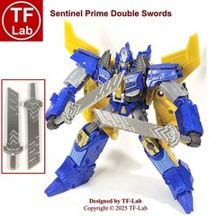 Double Swords Upgrade Kit for Transformers Studio Series One Sentinel Prime
