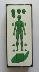 Green Vitruvian HACKS Blank Female Action Figure 3 3/4″ Boss Fight