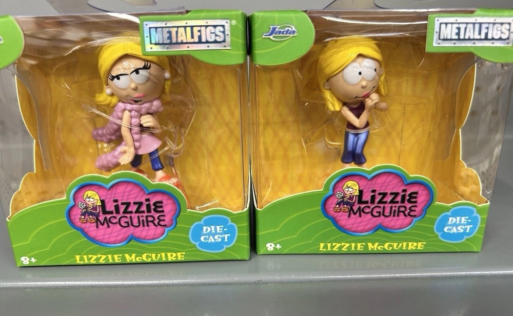 Jada Toys Lizzie McGuire 2 Figure Set Metalfigs 2.5″ Die-Cast Figure Hilary Duff