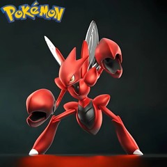 9cm Pokemon Scizor Anime Figure PVC Action Toy Collectible Desktop Gift for Kids