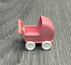 Playmobil Pink And White Baby Stroller Buggy Furniture Mansion Vintage