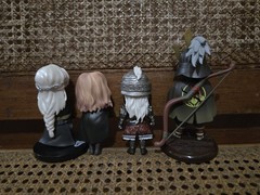 Elden Ring Raging Wolf & Melina + Dark Souls Fire Keeper + Sekiro Genichiro Lot