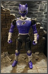 POWER RANGERS JUNGLE FURY _ JUNGLE MASTER PURPLE WOLF RANGER _ ** FIGURE ONLY **