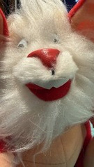Glasslite Brazil Vintage 1986 THUNDERCATS Snarf Stuffed Plush Rare