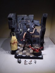 NECA CUSTOM DIORAMA Damien Leone’s Ultimate Art the Clown ” TERRIFIER ” RARE**