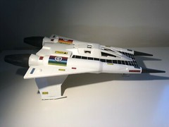 1979 MEGO Buck Rogers Star Fighter | 23 BOX STICKER DIE-CUT