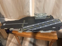 Hasbro GI Joe USS Saratoga Aircraft Carrier Motorized Ship 2001 Vintage