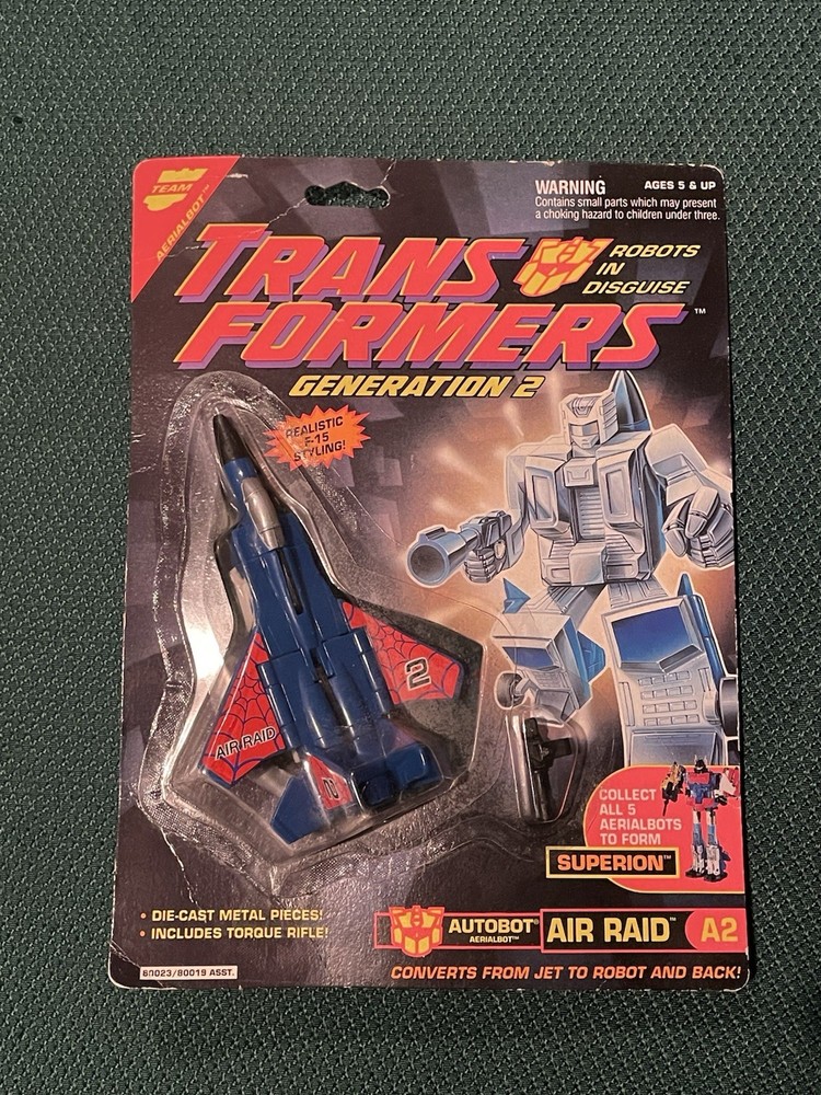 Transformers Original 1993 G2 Aerialbot Air Raid MOSC Superion Vintage NEW