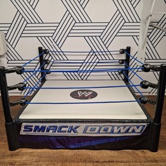 2010 Mattel WWE Smack Down Wrestling Ring Spring Loaded Mat