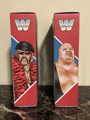 WWE Mattel Coliseum Collection Black Card Jesse Ventura and King Kong Bundy