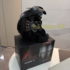 Iron Man Mk5 Black 1:1 Helmet Wearable Voice-control Open&close Cosplay Boxed