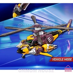 Metal Cardbot W PHANTOM HORNET Transforming Helicopter Robot Korean Toy 2025