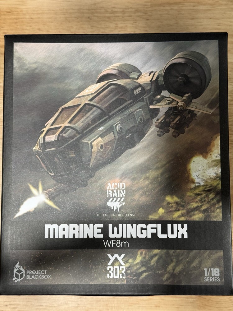 Project BlackBox Toys Alliance Acid Rain World: WF8m Marine Wingflux 1/18 Scale