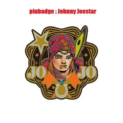 Medicos Super Action Statue JoJo’s Bizarre Adventure Johnny Joestar & pinbadge