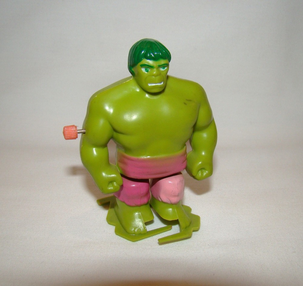THE INCREDIBLE HULK ~ MINI WINDERS ~ *NOT WORKING* VINTAGE 1978 DURHAM MARVEL