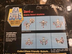Vintage 1984 TONKA GOBOTS Zero 40 Enemy Robot Airplane NEW Sealed