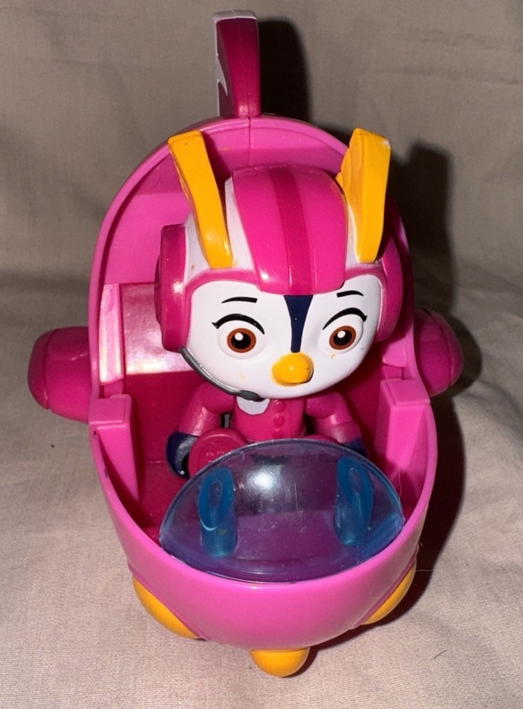 Top Wing Penny Pink Jet Submarine Vehicle & Figure Hasbro 2018 5” Toy