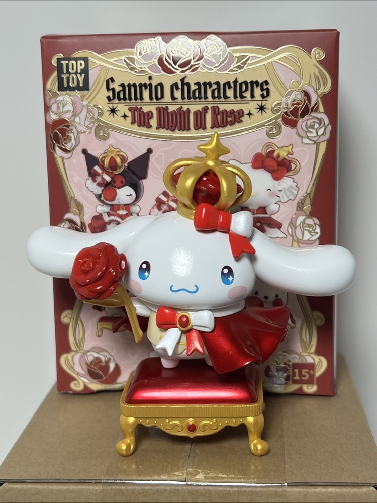 Top Toy Sanrio Might of the Rose Cinnamoroll 4” Vinyl Figure New