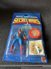 Vintage 1984 Secret Wars Spider-Man Still Sealed Marvel Figure Mattel