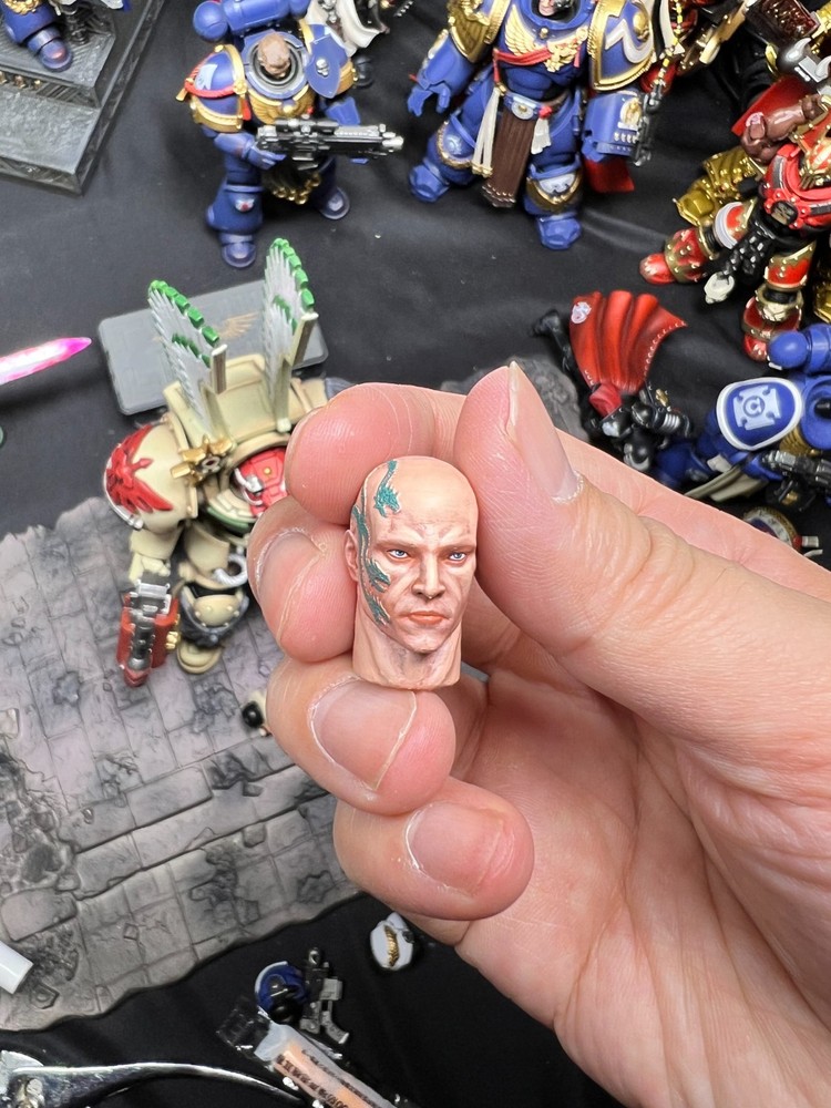 Warhammer 40k Customized Joytoy parts Alpharius sculpt