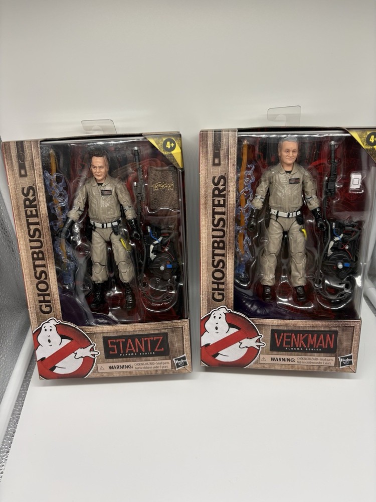 Hasbro Ghostbusters Plasma Series: Afterlife Peter Venkman & Stantz Figure Lot