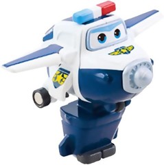 5″ Super Wings Paul Toy – Airplane to Robot Action Figure, No Batteries Required