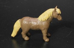 SAFARI Tiny Horse lot of 4 Figures Toy Set Plastic Haflinger, Trakehner, Pony