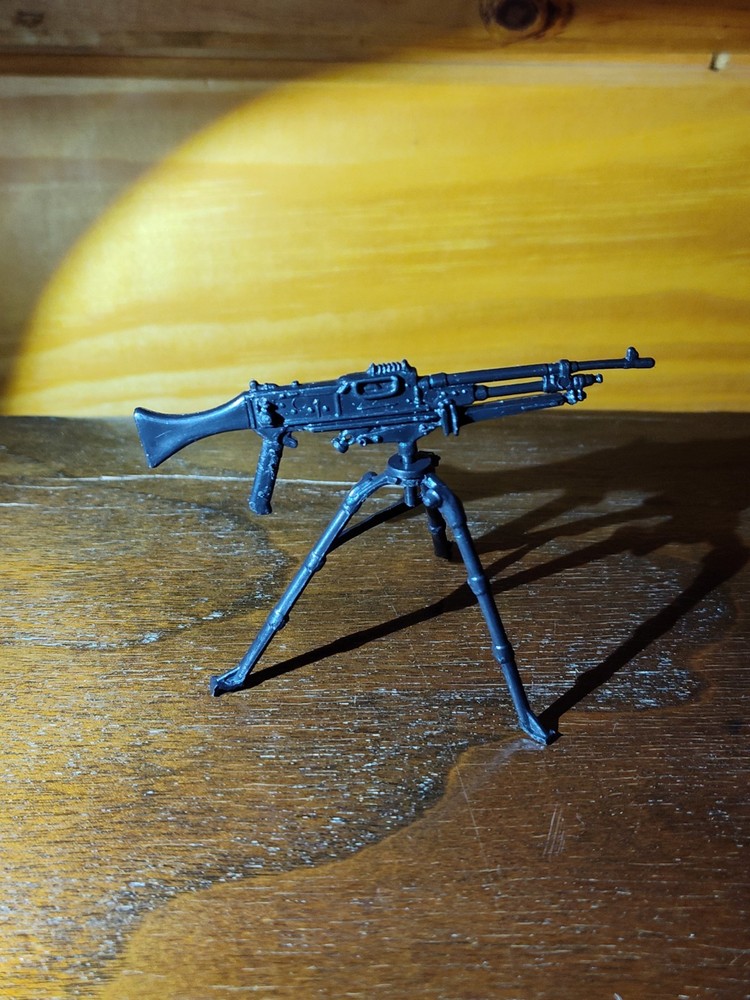 Vintage G.I. Joe Roadblock (V2) 1986 Machine Gun w/ Tripod Part Accessory ARAH