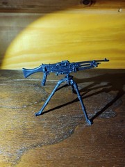 Vintage G.I. Joe Roadblock (V2) 1986 Machine Gun w/ Tripod Part Accessory ARAH