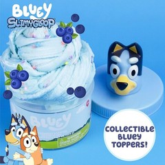 8 Oz. Bluey Cloud Slime – Fluffy Blueberry Sensory Fun with Rainbow Mix-Ins