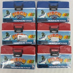 Fisch Microfigure 4-Pack Lot of 6 NEW Sealed Boxes 2025 Phat Mojo Blind Boxes