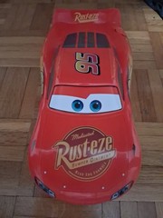 Lightning McQueen Bubble-Blowing Remote Control Car – 2.4GHZ