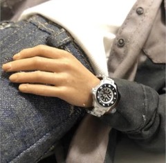 1/6 scale Silver watch for 12″ figure worldbox hot toys phicen ganghood ❶USA❶