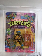TMNT Playmate 1988 Leonardo Soft Head Series 1/10 Back Fan Club Flyer CAS 75