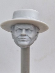 3d Printed BAT VIGILANTE NAPIER JOKE MAN HAT HEAD 1:10 7″ Select Dc MULTIVERSE