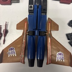 Vintage 1985 Hasbro Transformers G1- Dirge Jet (Missing Pieces) Xtra Parts