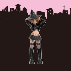 POPMART Peach Riot Witchy Punk Figures Vinyl Toy Gigi Poppy Frankie Witch Style