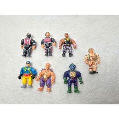 Vintage 1993 Military Muscle Men Lot 7 San Francisco Toymakers Weapons Mighty