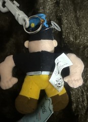 Popeye Brutus 8″ Limited Edition WITH DEFECTS PLUS Popeye Keychain NWT