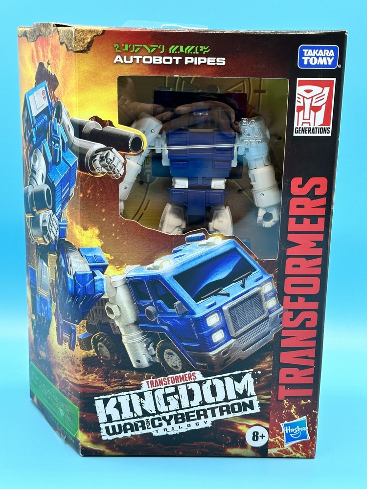 Transformers War for Cybertron Kingdom Autobot Pipes ⭐ Deluxe WFC-K32 ~NEW