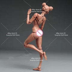 Romankey x COWL 1:12 Suntan Skin Super Jointed Female Head Body 6″ Figure Toys