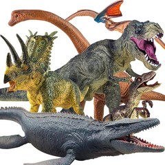 6PCS Jumbo Dinosaur Toy Set, Realistic Dinosaurs Toys for Kids – Large Dino Play