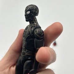 Marvel Legends Spider-Man No Way Home Black and Gold Suit – No Armadillo BAF